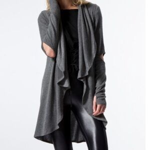 LNA open elbow cardigan